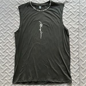 SHEIN- Black sleeveless top t shirt: Small